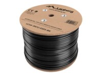 Lanberg CAT 6 Ikke afskærmet parsnoet (UTP) 305m Bulkkabel Sort RAL 9004