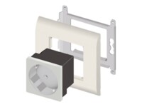 Delock Easy 45 Grounded Power Socket with a 45Â° arrangement 45 x 45 mm 10 pieces