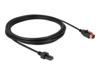 Delock Forstærket USB kabel 3m Sort