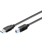 goobay USB-kabel 1.8m Sort