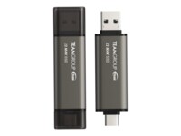 Team X2 Max 1TB USB 3.2 Gen 1 / USB-C USB stick Grå