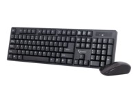 Gembird KBS-W-01 Sæt med mus og tastatur Trådløs USA