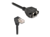 DeLOCK CAT 6a S/FTP 3m Forlængerkabel til netværk Sort