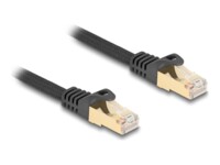 DeLOCK CAT 6a S/FTP 7.5m Patchkabel Sort