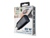 Gembird Adapter 65Watt 1xUSB-A 2.0 1xUSB-C