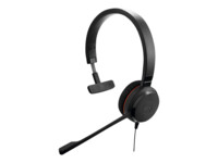 Jabra Evolve 20 UC mono Kablet Høretelefoner Sort