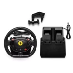 Thrustmaster T98-P FERRARI 296 GTB Rat + Pedaler PC, PlayStation 4, PlayStation 5 Sort