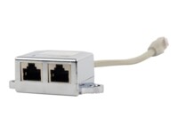 Gembird NCA-SP-02 Kabel med folie og kobberfletning (FTP) 15cm Netværk-splitter