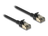 DeLOCK CAT 8.1 Kabel med folie og kobberfletning (FTP) 5m Netværkskabel Sort
