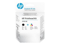 HP Printerhoved-udskiftningssæt Blækprinter Farve (cyan, magenta, gul) Pigmenteret sort 3YP61AE