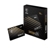 MSI SPATIUM Solid state-drev S270 960GB 2.5' Serial ATA-150 Serial ATA-300 Serial ATA-600