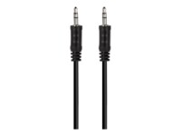 LogiLink Audiokabel 1m Sort