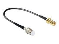 DeLOCK 20cm Antennekabel Sort
