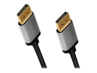 LogiLink 20 pin DisplayPort han -> 20 pin DisplayPort han 5 m Sort
