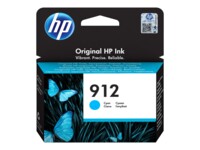 HP 912 Cyan 315 sider Blæk