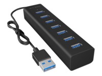 ICY BOX IB-HUB1700-U3 Sort