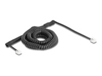 DeLOCK Telefonkabel 10m Sort