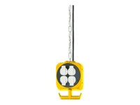 brennenstuhl Extension cable Hanging Workshop Energy Cube Strømfordelingsenhed 8-stik 16A Sort Gul