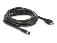 Delock Videoadapterkabel 3m Sort