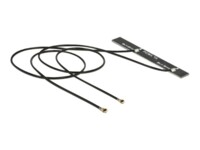 DeLOCK WLAN Twin Antenna Antenne 0.16cm Sort