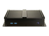 Inter-Tech IP-40 Ultralille formfaktor Mini ITX Sort