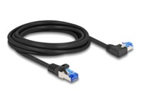 DeLOCK CAT 6a S/FTP 3m Netværkskabel Sort