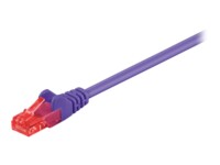 goobay CAT 6 Ikke afskærmet parsnoet (UTP) 3m Patchkabel Lilla
