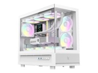 GameMax Infinity NEX C31 WH Tower Micro ATX Hvid Transparent
