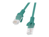 Lanberg CAT 5e Ikke afskærmet parsnoet (UTP) 5m Patchkabel Grøn RAL 6024