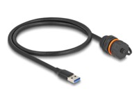 Delock USB forlængerkabel 60cm Sort
