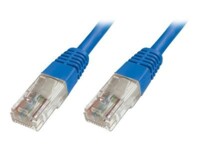 DIGITUS Ecoline CAT 5e Ikke afskærmet parsnoet (UTP) 3m Patchkabel Blå