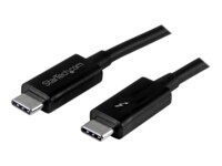 StarTech.com 1m (3.3ft) Thunderbolt 3 Cable, 20Gbps, 100W PD, 4K Video, Thunderbolt-Certified, Compatible w/ TB4/USB 3.2/DisplayPort Thunderbolt kabel 1m Sort