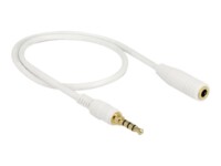 Delock Forlængerkabel til audio 50cm Hvid