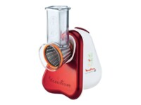 Moulinex Fresh Express Plus Elektrisk rivjern 150W Metallisk rød/hvid