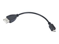 Lanberg USB 2.0 USB-adapter 15cm Sort