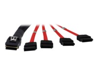 Inter-Tech Seriel ATA/SAS-kabel Rød 1m
