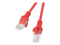 Lanberg CAT 5e Ikke afskærmet parsnoet (UTP) 50cm Patchkabel Rød RAL 3017