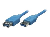 TECHly USB forlængerkabel 50cm Blå
