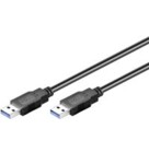 M-CAB USB-kabel 3m Sort
