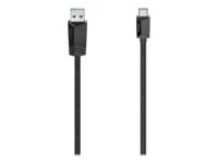 Hama 00200657 USB-A to USB-C 1m Sort