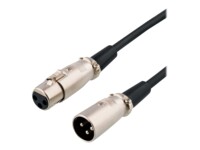 DELTACO XLR-1100 Audiokabel Sort 10m