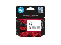 HP 47 Farve (cyan, magenta, gul) 700 sider Blæk