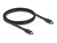 Delock USB 2.0 / USB 3.0 / Thunderbolt 3 / DisplayPort 1.4a / PCIe 3.0 Thunderbolt kabel 1m Sort