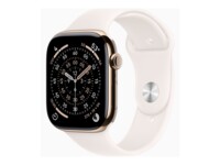 Apple Watch Series 11 (GPS + Cellular) 46 mm Guld Cream SmartWatch