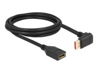 Delock DisplayPort forlængerkabel 2m Sort