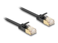 DeLOCK CAT 7 (kabel)/CAT 6a (stikforbindelser) U/FTP 30cm Netværkskabel Sort