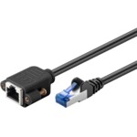 Goobay 65644 CAT 6a S/FTP CU 3m Sort