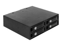 DeLOCK Lagrings mobil rack 2.5' Sort