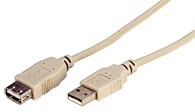 goobay USB forlængerkabel 5m Grå