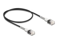 DeLOCK CAT 6a Ikke afskærmet parsnoet (UTP) 50cm Patchkabel Sort